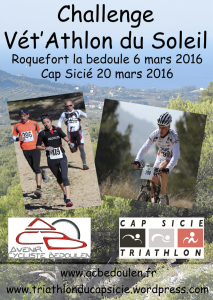 Affiche Challenge Vet Athlon du Soleil 2016